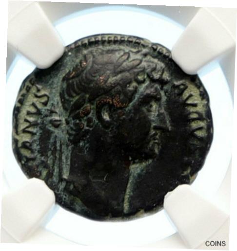 【極美品/品質保証書付】 アンティークコイン コイン 金貨 銀貨 [送料無料] HADRIAN Antique Ancient Rome ANTIQUE Vintage Roman Coin EAGLE LEGION NGC i95580