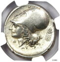 アカルナニア ティレリウム AR ステーター 紀元前 300 年 ペガサスとアテナ銀貨 - NGC XFAcarnania Thyrrheium AR Stat...