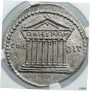 【極美品/品質保証書付】 アンティークコイン 銀貨 HADRIAN Ancient Nicomedia Tetradrachm Cistophorus Silver Roman Coin NGC i88626 [送料無料] #sct-wr-011044-2274