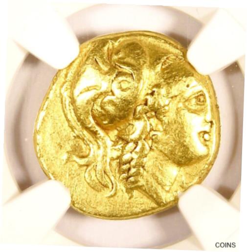 【極美品/品質保証書付】 アンティークコイン 金貨 Alexander The Great Kingdom of Macedon Gold AV Stater NGC CH VF 8.52 g. 送料無料 got-wr-011044-2526