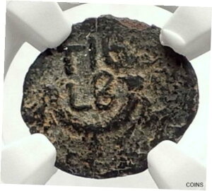 VALERIUS GRATUS 15AD TIBERIUS 知事ローマ エルサレム聖書コイン NGC i70837VALERIUS GRATUS 15AD TIBERIUS Prefect Roman Jerusalem Biblical Coin NGC i70837