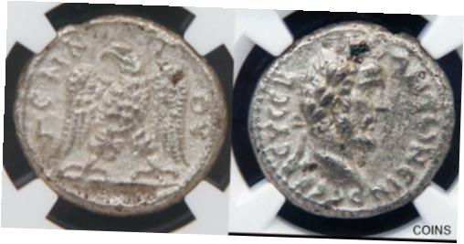  アンティークコイン コイン 金貨 銀貨  Antonius Pius, BL Tetradrachm,, NGC AU, AD 138-161, Strike 5/5, Rev. Eagle