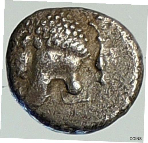  アンティークコイン コイン 金貨 銀貨  MILETOS IONIA Authentic Ancient Silver Archaic 525BC Old Greek Coin LION i112122