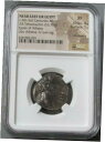 紀元前 300 〜 400 年 シルバー アテナ / フクロウ 近東またはエジプト テトラドラクマ NGC XF 4/1300-400 BC SILVER AT...