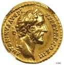 【極美品/品質保証書付】 アンティークコイン 金貨 Rome Antoninus Pius Gold Aureus (138-161 A.D.) NGC XF [送料無料] #got-wr-011044-451