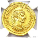 ディオクレティアヌス ゴールド AV アウレウス ローマ コイン 284-305 AD - NGC Choice AU - 5/5 ストライク!Diocletian Gold AV Aureus Roman Coin 284-305 AD - NGC Choice AU - 5/5 Strike!(3)