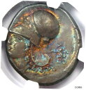 ギリシャ コリンシア コリントス AR シルバー ステーター ペガサス & アテナ コイン 紀元前 300 - NGC AUGreek Corinthia Co...