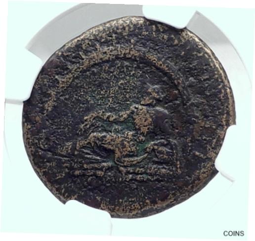 ڶ/ʼݾڽա ƥ    [̵] TRAJAN Builds AQUEDUCT the AQUA TRAIANA 112AD Rome Ancient Roman Coin NGC i81423