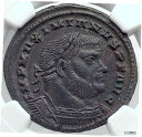 yɔi/iۏ؏tz AeB[NRC RC   [] MAXIMIAN Authentic Ancient 303AD LONDON Roman Follis Coin GENIUS NGC i81729