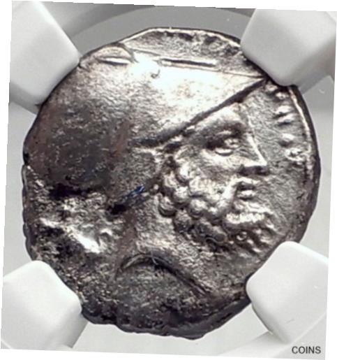 yɔi/iۏ؏tz AeB[NRC RC   [] METAPONTION Metapontum in LUCANIA Silver 340BC Greek Coin w LEUKIPPOS NGC i72345