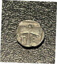 【極美品/品質保証書付】 アンティークコイン コイン 金貨 銀貨 送料無料 450-387 BC Islands of Troas Tenedos AR Silver Hemiobol Zeus ΤΕ Axe Ancient Coin