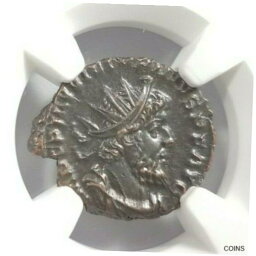 【極美品/品質保証書付】 アンティークコイン コイン 金貨 銀貨 [送料無料] Victorinus Romano Gallic Empire NGC AU BI Double Denarius Ancient Roman Coin