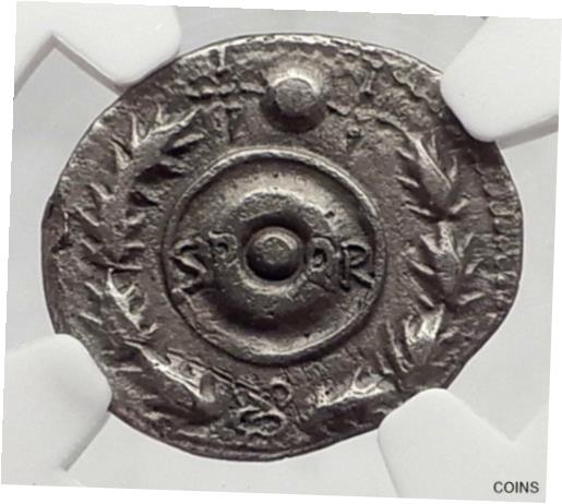 yɔi/iۏ؏tz AeB[NRC  Galba Supporter VINDEX SPAIN Roman Civil War vs NERO 68AD Silver Coin NGC i61204 [] #sct-wr-011045-443