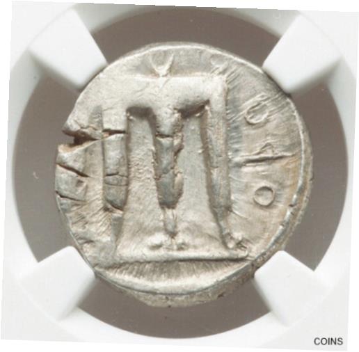 【極美品/品質保証書付】 アンティークコイン コイン 金貨 銀貨 [送料無料] NGC VF Bruttium, Croton 480-430 BC AR Stater Greek Italian Ancient Silver Coin