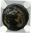 yɔi/iۏ؏tz AeB[NRC RC   [] ANTIOCHUS III Seleucid Vintage ANTIQUE Ancient Greek Coin APOLLO Coin NGC i90640