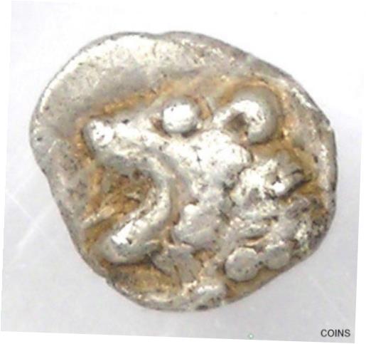 【極美品/品質保証書付】 アンティークコイン コイン 金貨 銀貨 [送料無料] Western Asia Minor Lion AR Tetartemorion Silver Coin 40..