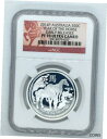 yɔi/iۏ؏tz AeB[NRC RC   [] 2014 P Australia 50c Year Of The Horse - NGC PF70 ULTRA CAMEO ER - SILVER PROOF