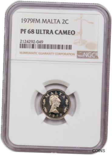 ڶ/ʼݾڽա ƥ    [̵] 1979-FM MALTA 2 CENT NGC PF 68 UC COIN ONLY 4 GRADED HIGHER