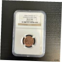 【極美品/品質保証書付】 アンティークコイン コイン 金貨 銀貨 [送料無料] 2006 MS67 Coin Canada Penny 1 Cent NON MAGNETIC ZINC Co..