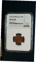 1945 ポルトガル 20 センタボス NGC MS62 BN 20C コイン 早く売れるように価格設定しました!1945 PORTUGAL TWENTY CENTAVOS NGC MS62 BN 20C Coin PRICED TO SELL FAST!