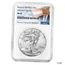 2022 (W) $1 アメリカン シルバー イーグル NGC MS69 トランプ ラベル2022 (W) $1 American Silver Eagle N...