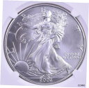 【極美品/品質保証書付】 アンティークコイン コイン 金貨 銀貨 [送料無料] 2002 American Silver Eagle - NGC MS69