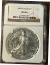 yɔi/iۏ؏tz AeB[NRC RC   [] 2004 AMERICAN SILVER EAGLE NGC MS 69 4274802-060