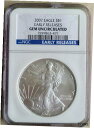 yɔi/iۏ؏tz AeB[NRC RC   [] 2007 Silver Eagle $1 Early Releases Gem Uncirculated 1oz .999