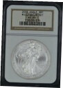 2000 アメリカン シルバー イーグル $1 NGC MS 69 ミレニアム セット - ブラウン ラベル MS692000 American Silver Eagle $1 NGC MS 69 Millennium Set - Brown Label MS69(3)