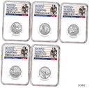 2022- S CLAD 25C アメリカンウィメンズセット(10コイン〜) 早期発売 NGC PF 70 U.C2022- S CLAD 25C Americ...
