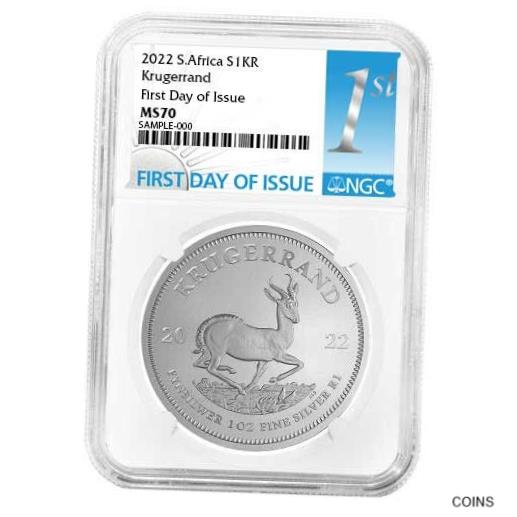 yɔi/iۏ؏tz AeB[NRC  2022 South Africa Silver Krugerrand 1 oz NGC MS70 FDI First Label [] #sot-wr-011093-441