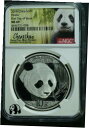 2018 中国 10 元 シルバー パンダ - Cheng Chao 署名 - FDOI MS69 (NGC) stk#10082018 China 10 Yuan SILVER PANDA - Cheng Chao signed - FDOI MS69 (NGC) stk#1008