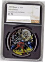 yɔi/iۏ؏tz AeB[NRC RC   [] 2022 Cook Islands 1oz Silver Iron Maiden Number of the Beast - NGC PF70 w/ Box