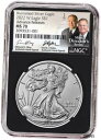 2022 W $1 バーニッシュ シルバー イーグル NGC MS70 アドバンス リリース (プレセール)2022 W $1 Burnished Silver...