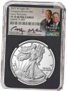 2022 W $1 シルバー イーグル PF70 ER おめでとうセット デュアル シグネチャー (プレセール)2022 W $1 SILVER EAGLE P...