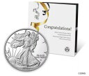  アンティークコイン コイン 金貨 銀貨  2022 W Proof $1 American Silver Eagle Congratulations Set PRESALE - CONFIRMED