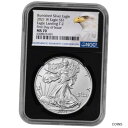 yɔi/iۏ؏tz AeB[NRC RC   [] 2021 W American Silver Eagle Burnished Type 2 NGC MS70 First Day Issue 70 Black