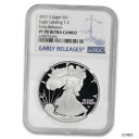 yɔi/iۏ؏tz AeB[NRC RC   [] 2021-S $1 American Silver Eagle NGC PF70UCAM Early Releases Type 2 Proof coin