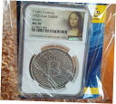 トップ・イン・ザ・ワールド 2020 チャド ビットコイン シルバー コイン 5000 フラン NGCTop In The World 2020 Chad Bi...