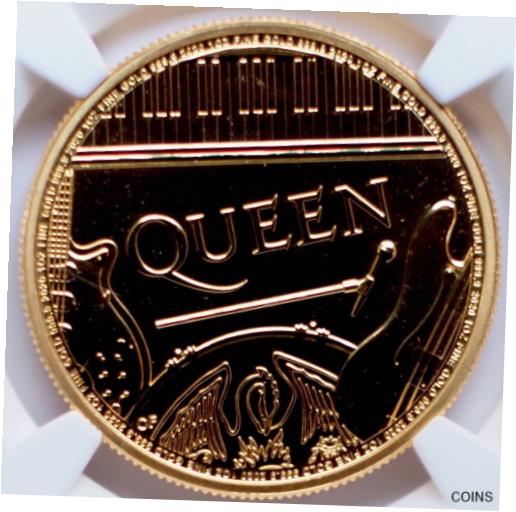 【極美品/品質保証書付】 アンティークコイン 金貨 Rare 2020 Queen Music Legend Great Britain 1oz 100 Pounds Gold Coin NGC MS70 [送料無料] #gct-wr-011096-1724