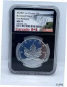 yɔi/iۏ؏tz AeB[NRC RC   [] 2020 W 1 OZ CANADA SILVER $5 BURNISHED MAPLE LEAF F/R NGC MS70 #997-00941