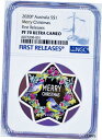 2020 クリスマス ツリー 星型 1オンス .9999 シルバー プルーフ $1 コイン NGC PF70 FR2020 Christmas Tree Star Shaped 1oz .9999 Silver Proof $1 coin NGC PF70 FR