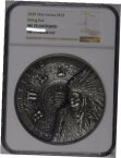 【極美品/品質保証書付】 アンティークコイン 銀貨 NGC MS70 Samoa 2020 Sitting Bull Silver Coin 1 Kilo COA [送料無料] #sct-wr-011114-2477