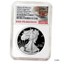 2020-S 限定版プルーフ セット $1 アメリカン シルバー イーグル NGC PF70UC FDI トロリー2020-S Limited Edition Proof Set $1 American Silver Eagle NGC PF70UC FDI Trolley