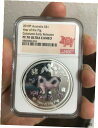 2019 オーストラリアン シルバー $1 プルーフ 亥年カラー NGC PF70 ER2019 Australian Silver $1 PROOF Lunar Year of the Pig-colorized NGC PF70 ER