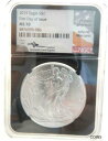 2019 アメリカン シルバー イーグル、初日発行 NGC MS70 サイン入りメルカンティ #R7992019 AMERICAN SILVER EAGLE, 1ST DAY ISSUE NGC MS70 SIGNED MERCANTI #R799(3)
