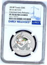 2018 ツバル ルーニー・テューンズ バグズバニー シルバー プルーフ NGC PF70 ハーフダラー コイン ER2018 TUVALU Looney Tunes BUGS BUNNY Silver Proof NGC PF70 Half Dollar Coin ER