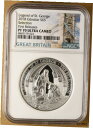 2018 ジブラルタル シルバー 5 ポンド レジェンド オブ セント ジョージ 'セレクション' NGC PF 70 ULT カム2018 Gibraltar Silver 5 Pounds Legend of St George 'Selection' NGC PF 70 Ult Cam(3)
