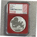2018 ツバル シルバー $1 マーベル アイアンマン NGC MS69 初回リリース2018 Tuvalu Silver $1 MARVEL IRON MAN NGC MS69 First Releases