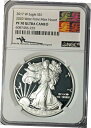 2017-W $1 アメリカン シルバー イーグル 2020 ウエスト ポイント ホード NGC PF70 マーカンティ レーガン2017-W $1 American Silver Eagle 2020 WEST POINT HOARD NGC PF70 MERCANTI-REAGAN(3)